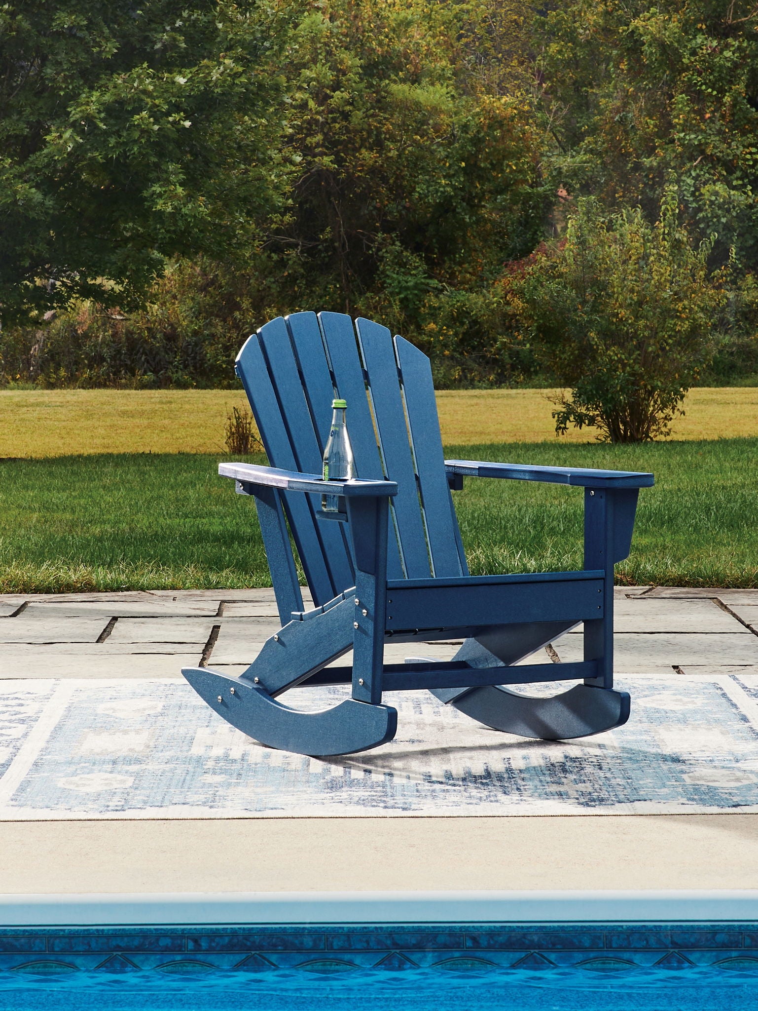 Sundown Shores - Rocking Chair - Blue - Hornell Furniture Outlet