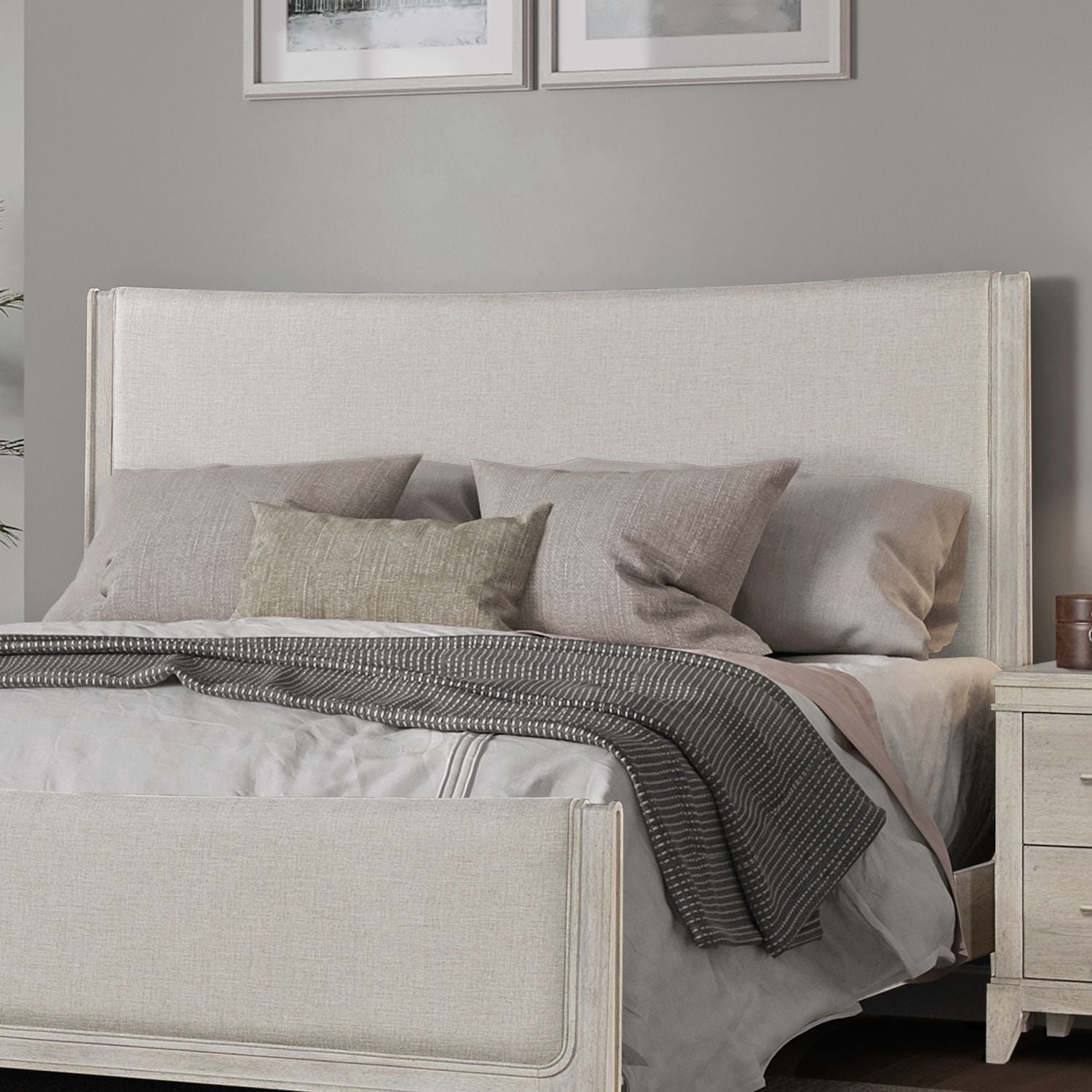 New Haven - Upholstered Panel Headboard - Hornell Furniture Outlet