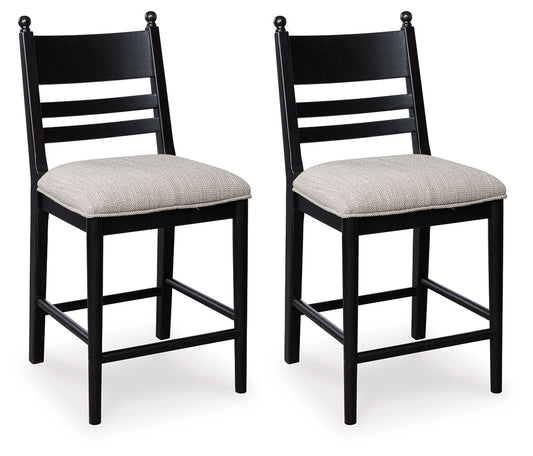 Greddinton - Upholstered Barstool (Set of 2) - Hornell Furniture Outlet