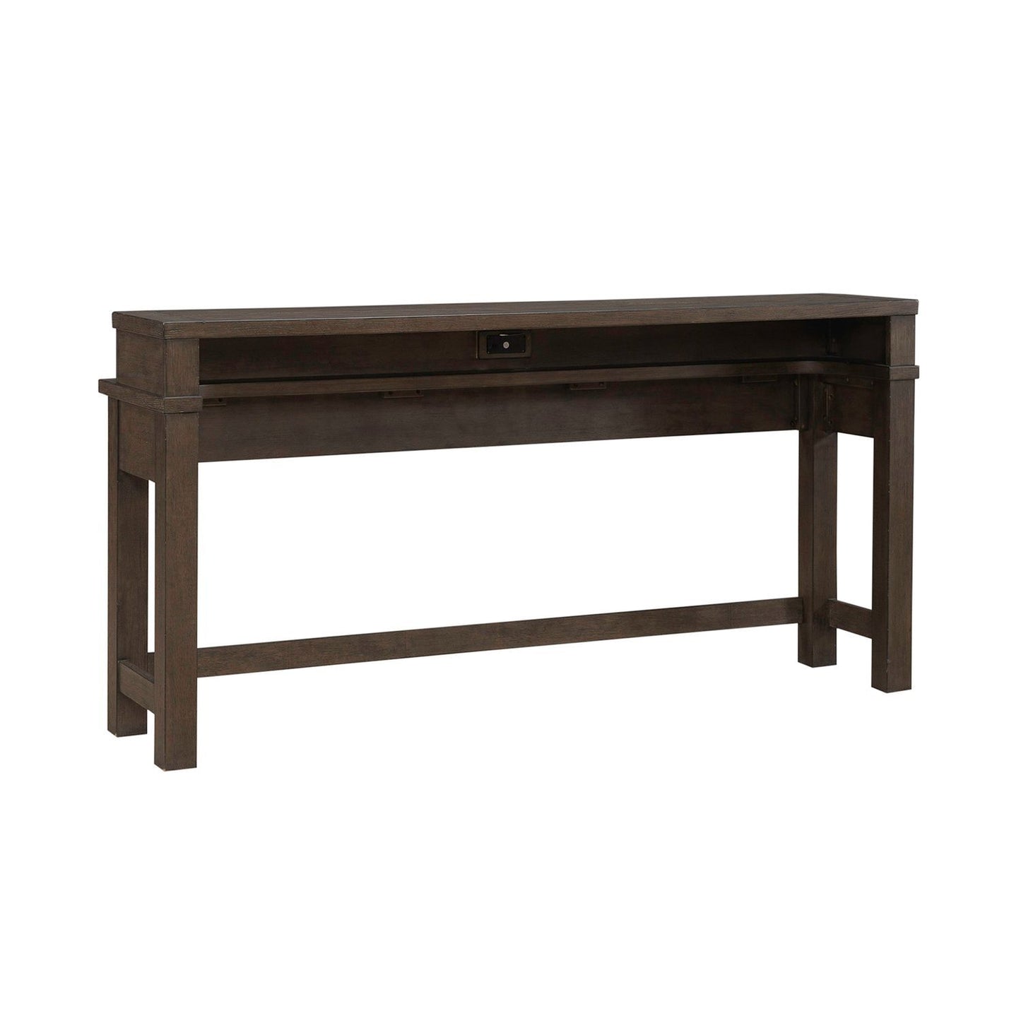 Cascade Falls - Console Bar Table - Satin Espresso - Hornell Furniture Outlet