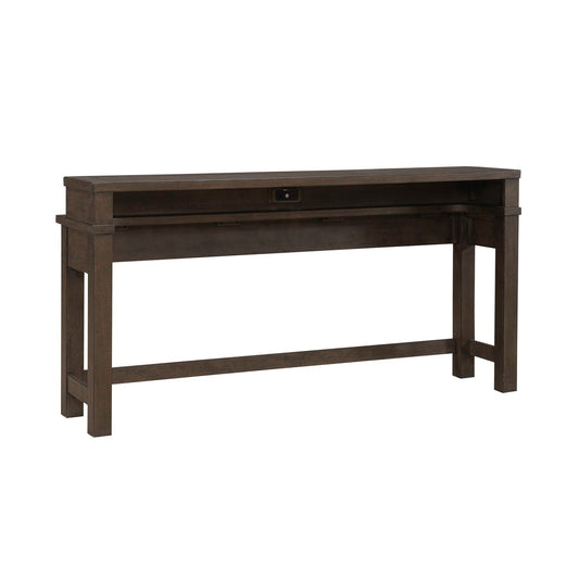 Cascade Falls - Console Bar Table - Satin Espresso - Hornell Furniture Outlet