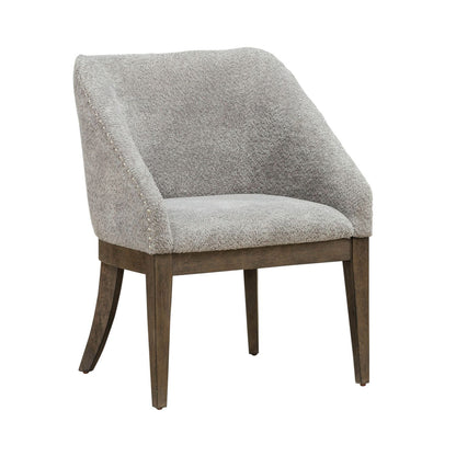Cascade Falls - Upholstered Side Chair (RTA) - Satin Espresso - Hornell Furniture Outlet