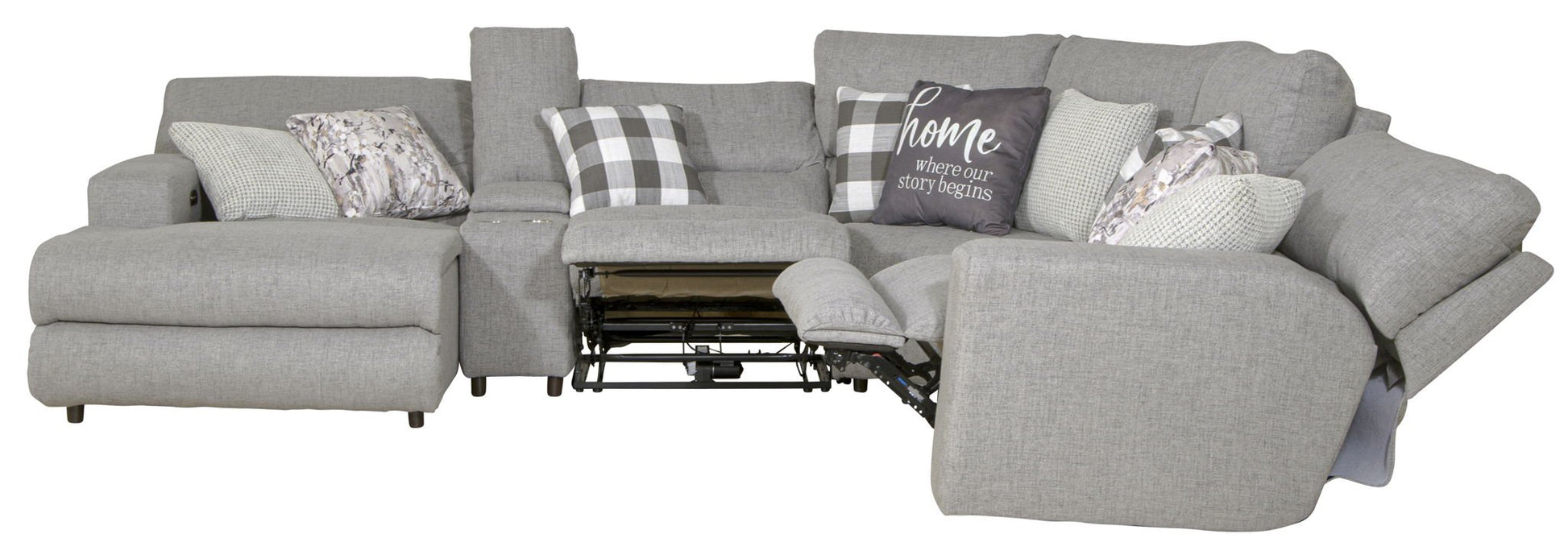 Rockport - Reclining Sectional - Hornell Furniture Outlet
