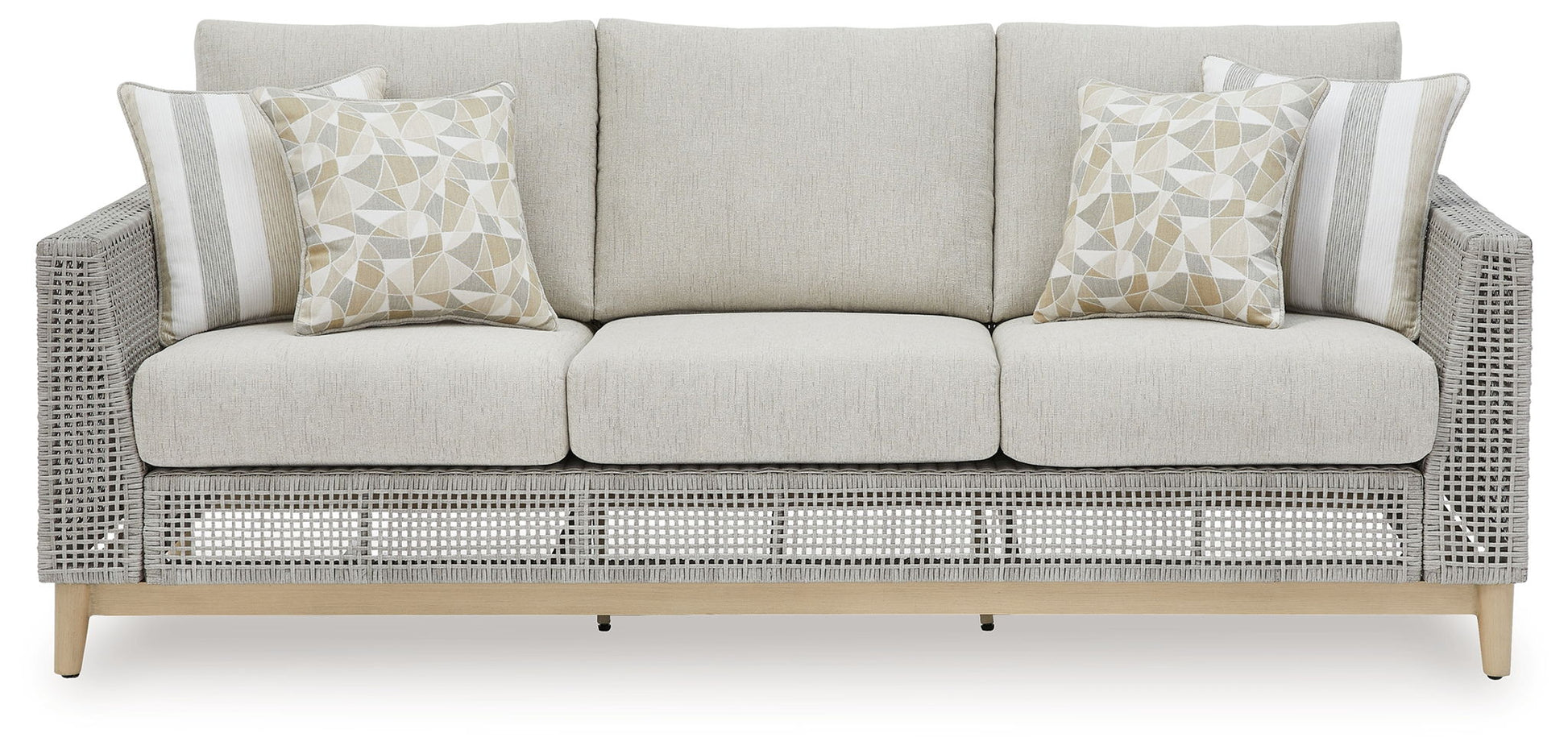 Seton Creek - 4 Pc. - Lounge Set - Gray - Hornell Furniture Outlet