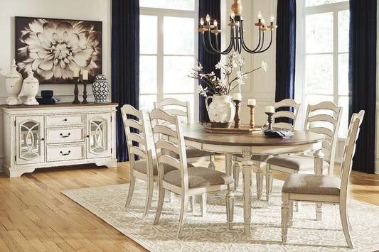 Realyn - Oval Dining Table Set - Hornell Furniture Outlet