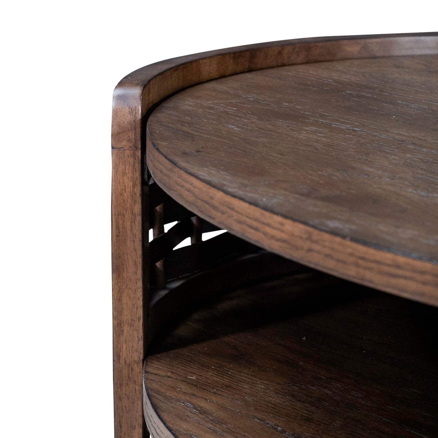 Warren Park - Oval Cocktail Table - Brown - Hornell Furniture Outlet
