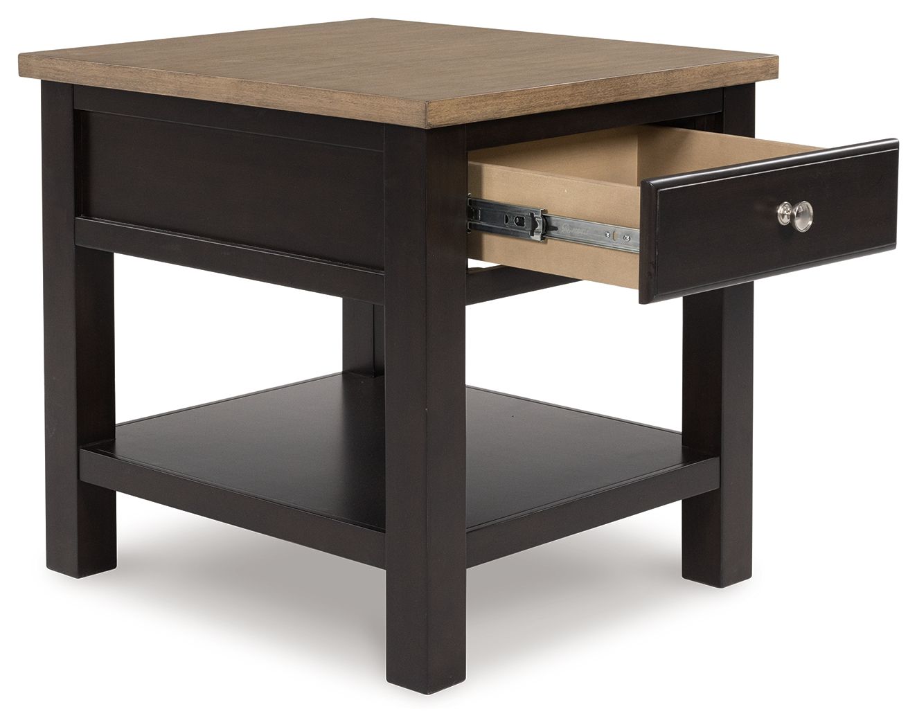 Drazmine - Brown - Rectangular End Table - Hornell Furniture Outlet