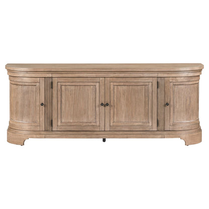 Haven Hills - 82'' TV Console - Camel Beige - Hornell Furniture Outlet