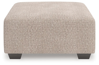 Seyler Lane - Beige - Oversized Accent Ottoman - Hornell Furniture Outlet