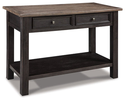 Tyler Creek - Grayish Brown / Black - Sofa Table - Hornell Furniture Outlet