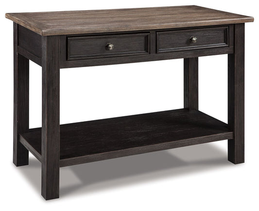 Tyler Creek - Grayish Brown / Black - Sofa Table - Hornell Furniture Outlet