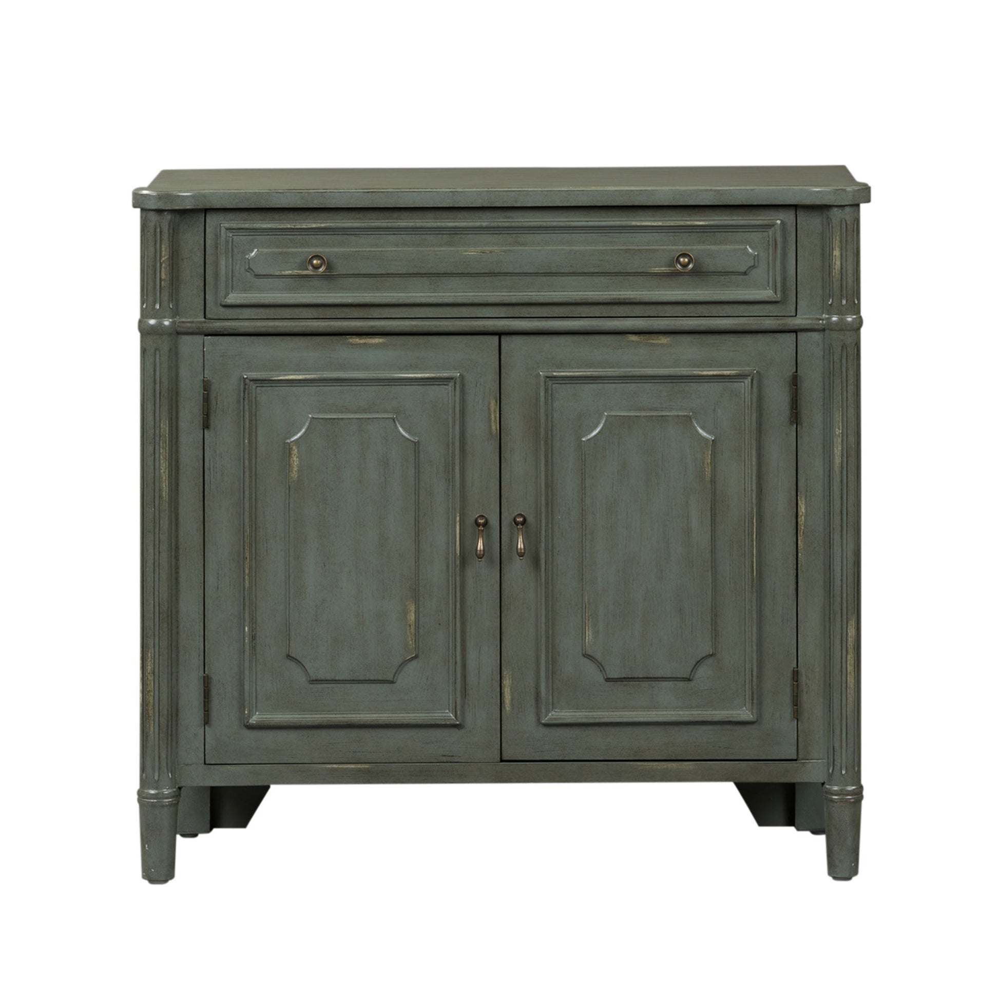 Madison Park - 1 Drawer 2 Door Accent Cabinet - Dark Gray - Hornell Furniture Outlet