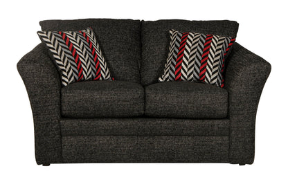 Varner - Loveseat - Ebony - Hornell Furniture Outlet
