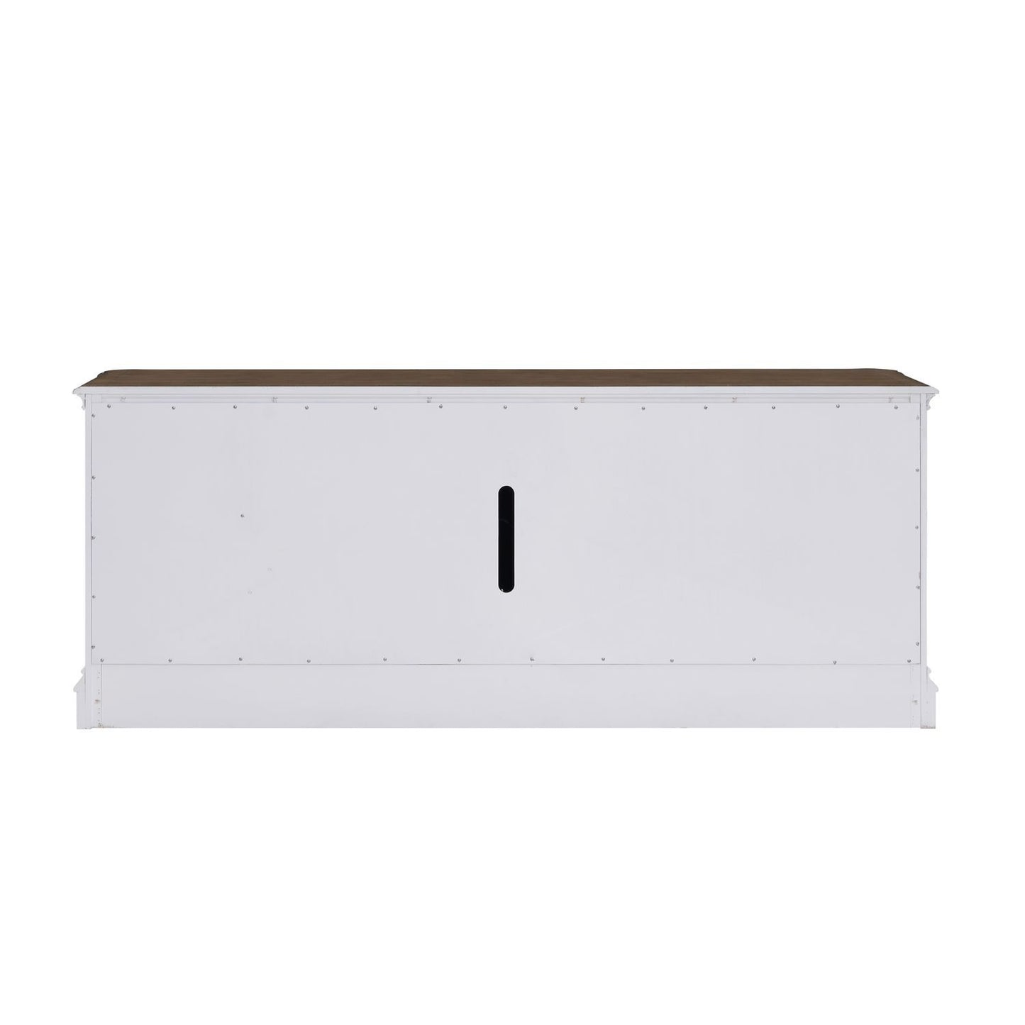 Fireplace TV Consoles - 244 82" Console With Fire FTS - White - Hornell Furniture Outlet
