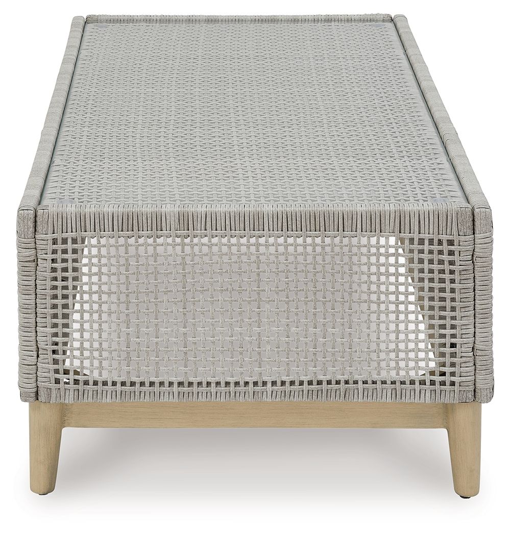 Seton Creek - Gray - Rectangular Cocktail Table - Hornell Furniture Outlet