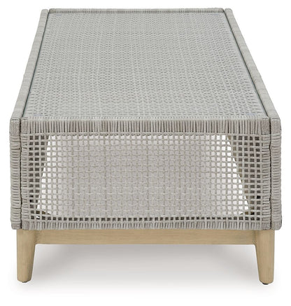 Seton Creek - Gray - Rectangular Cocktail Table - Hornell Furniture Outlet