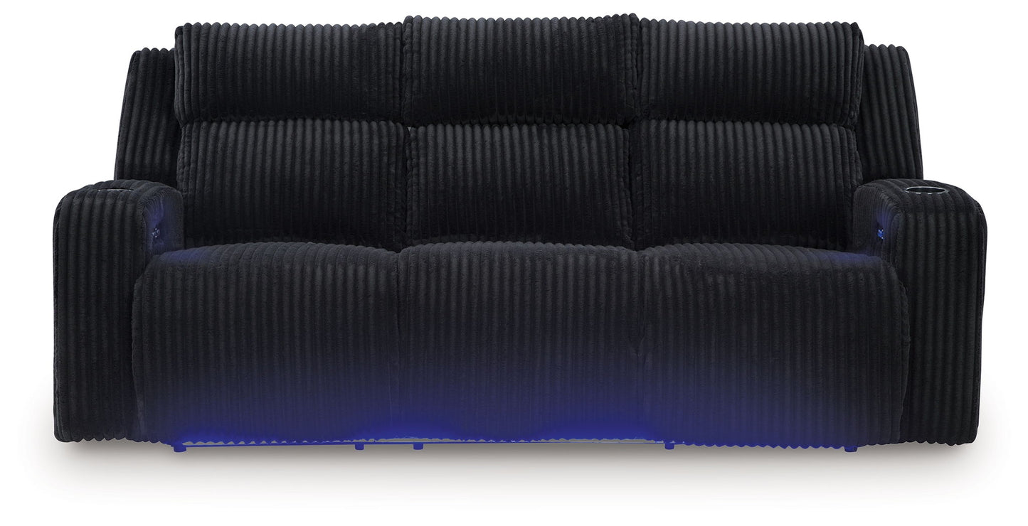 Forest Lake - Power Reclining Sofa With Adj Headrest - Hornell Furniture Outlet