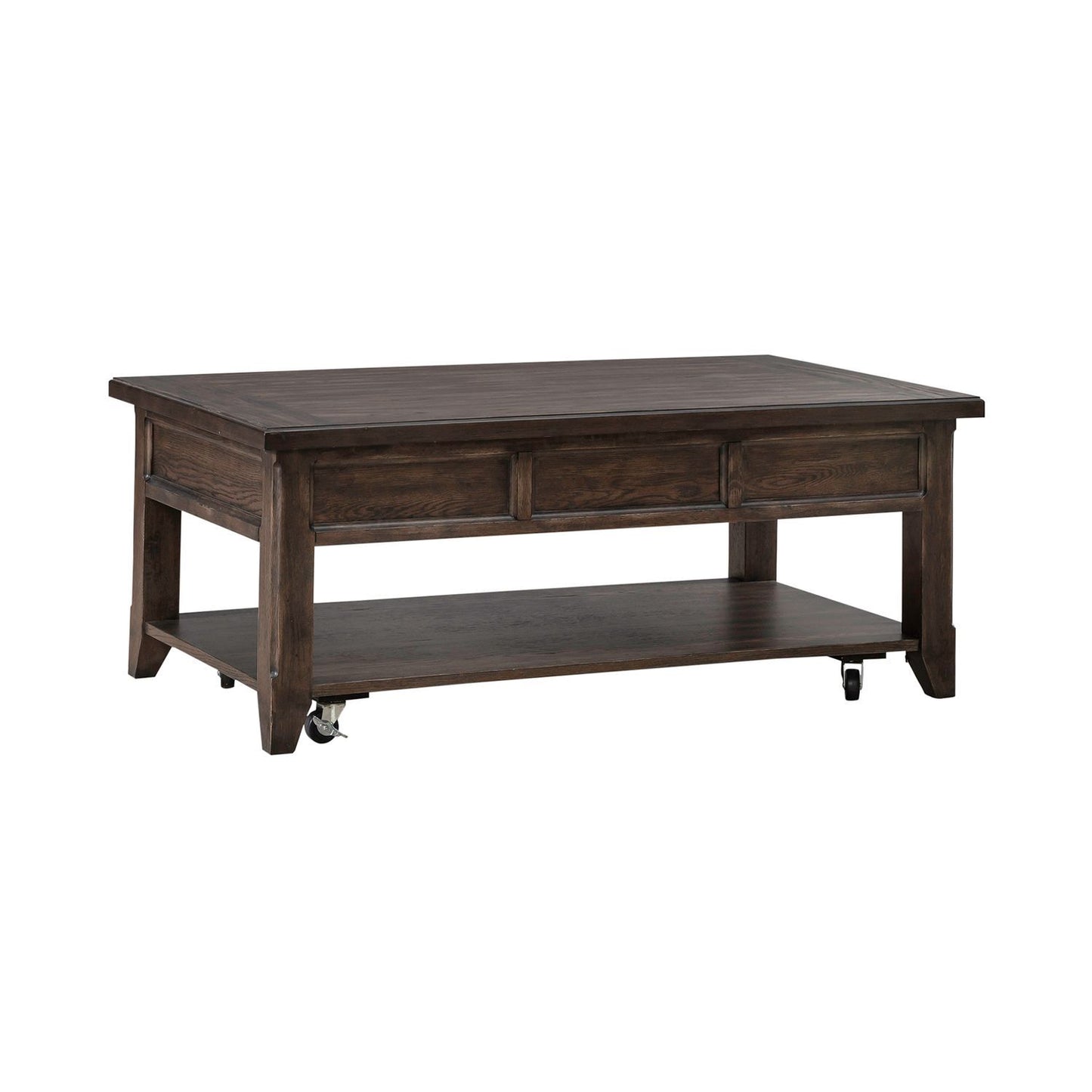 Paradise Valley - Lift Top Cocktail Table - Dark Brown - Hornell Furniture Outlet
