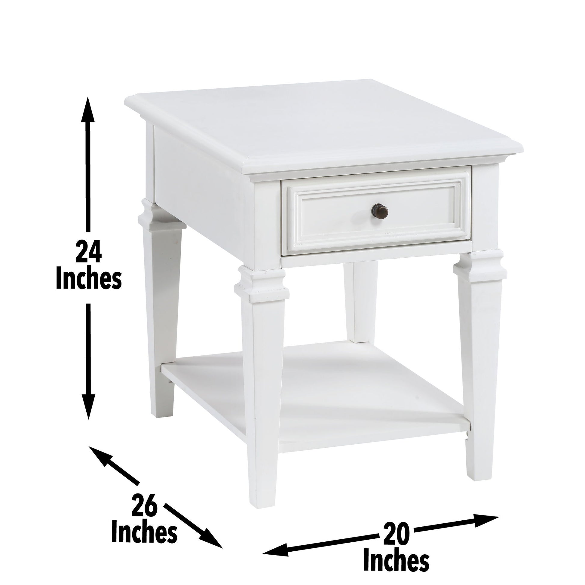 Charlestown - 3 Piece Occasional Table Set (DON'T USE) - White - Hornell Furniture Outlet