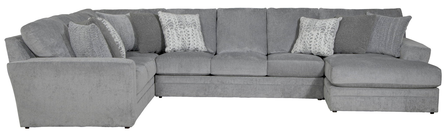 Glacier - Sectional With Included Accent Pillows - Hornell Furniture Outlet