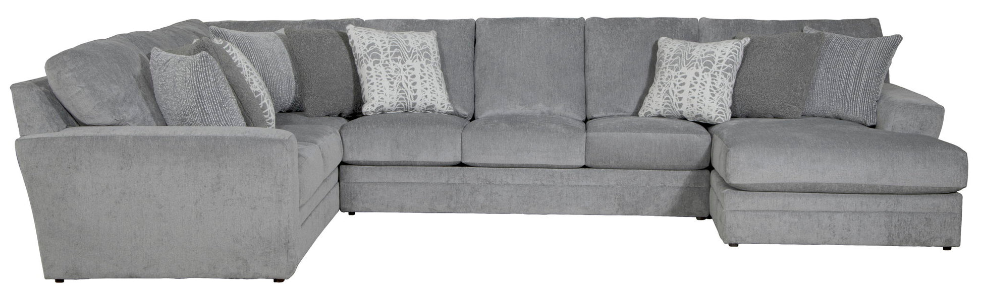 Glacier - Sectional With Included Accent Pillows - Hornell Furniture Outlet