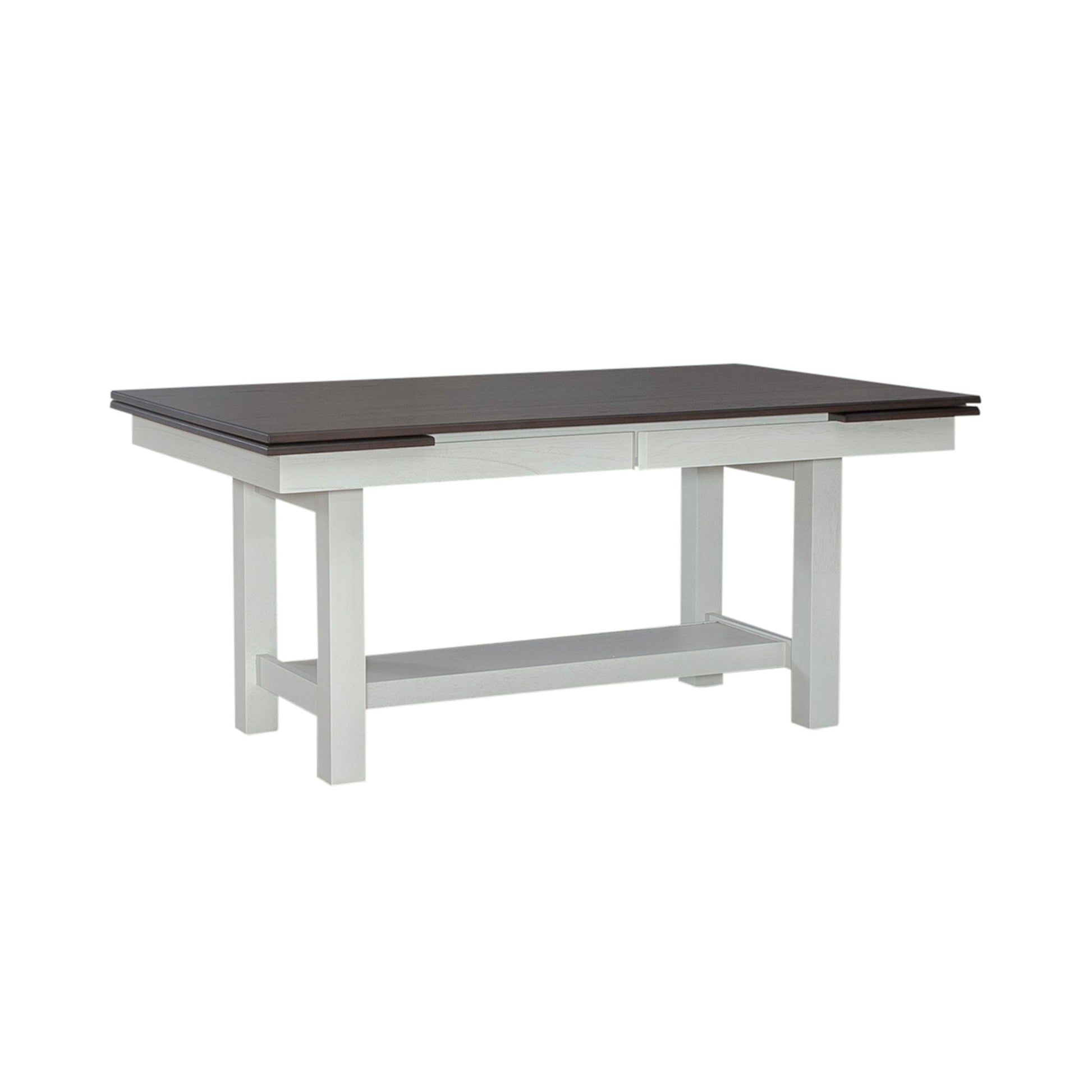 Brook Bay - Trestle Table - White & Brown - Hornell Furniture Outlet