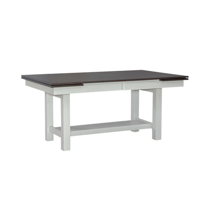 Brook Bay - Trestle Table - White & Brown - Hornell Furniture Outlet