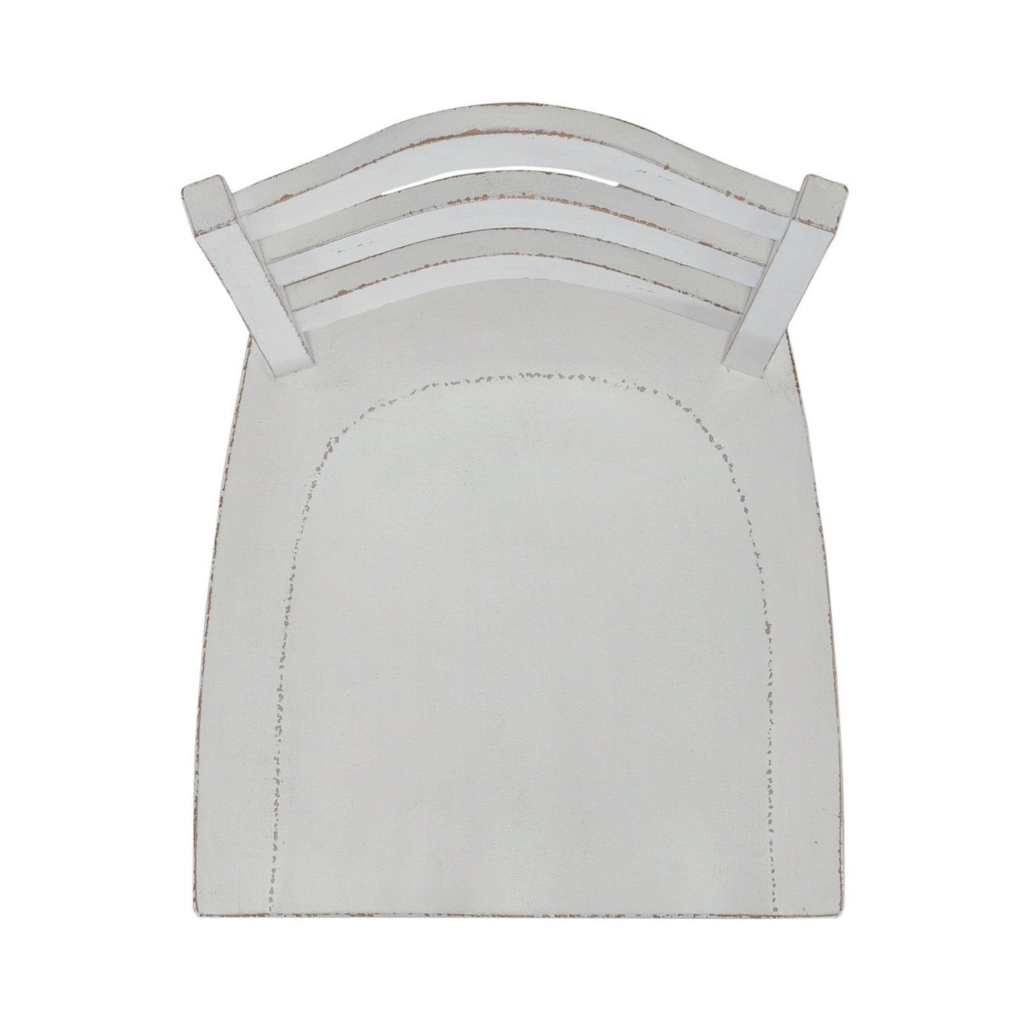 Magnolia Manor - Ladderback Swivel Bar Stool - White - Hornell Furniture Outlet