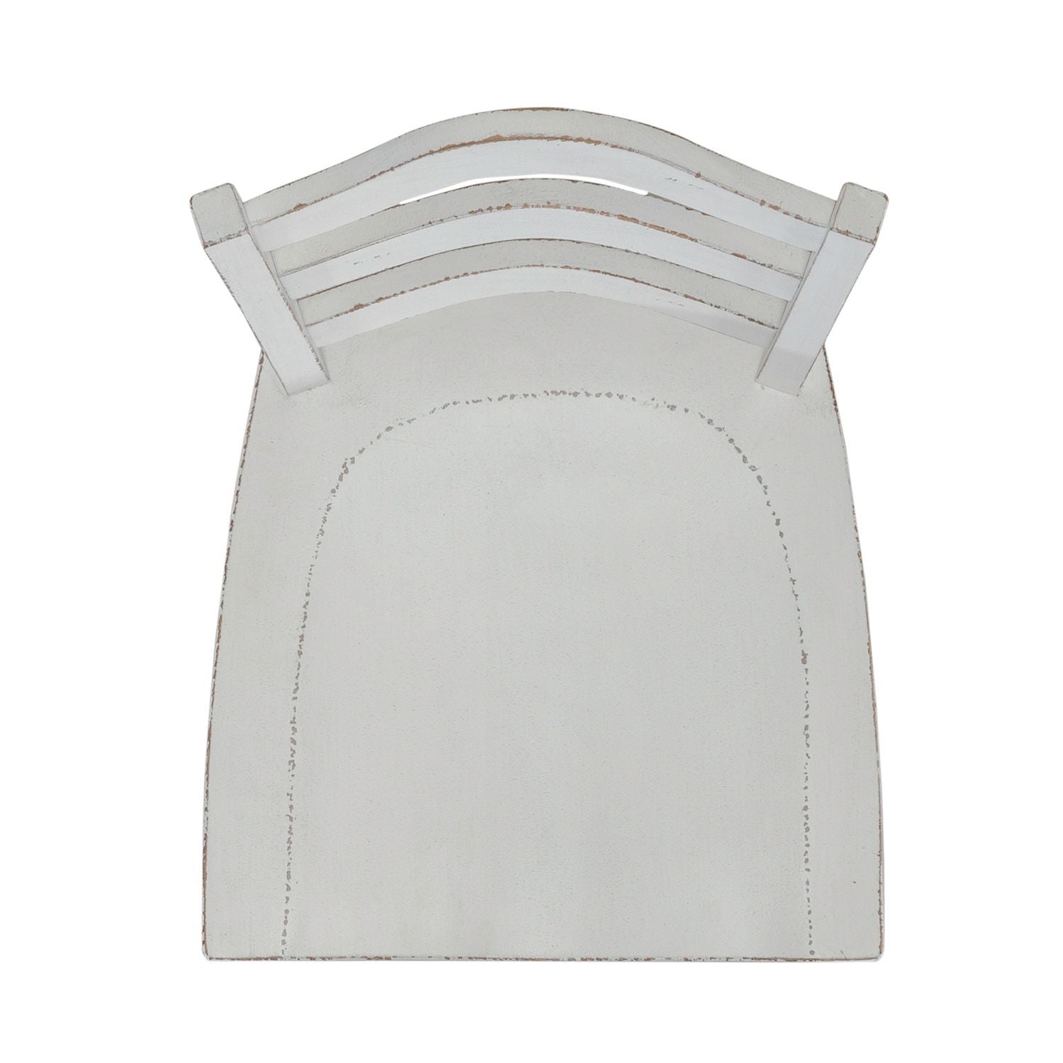 Magnolia Manor - Ladderback Swivel Bar Stool - White - Hornell Furniture Outlet