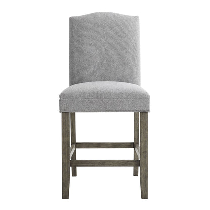 Grayson - Counter Chair (Set of 2) - Gray - Hornell Furniture Outlet