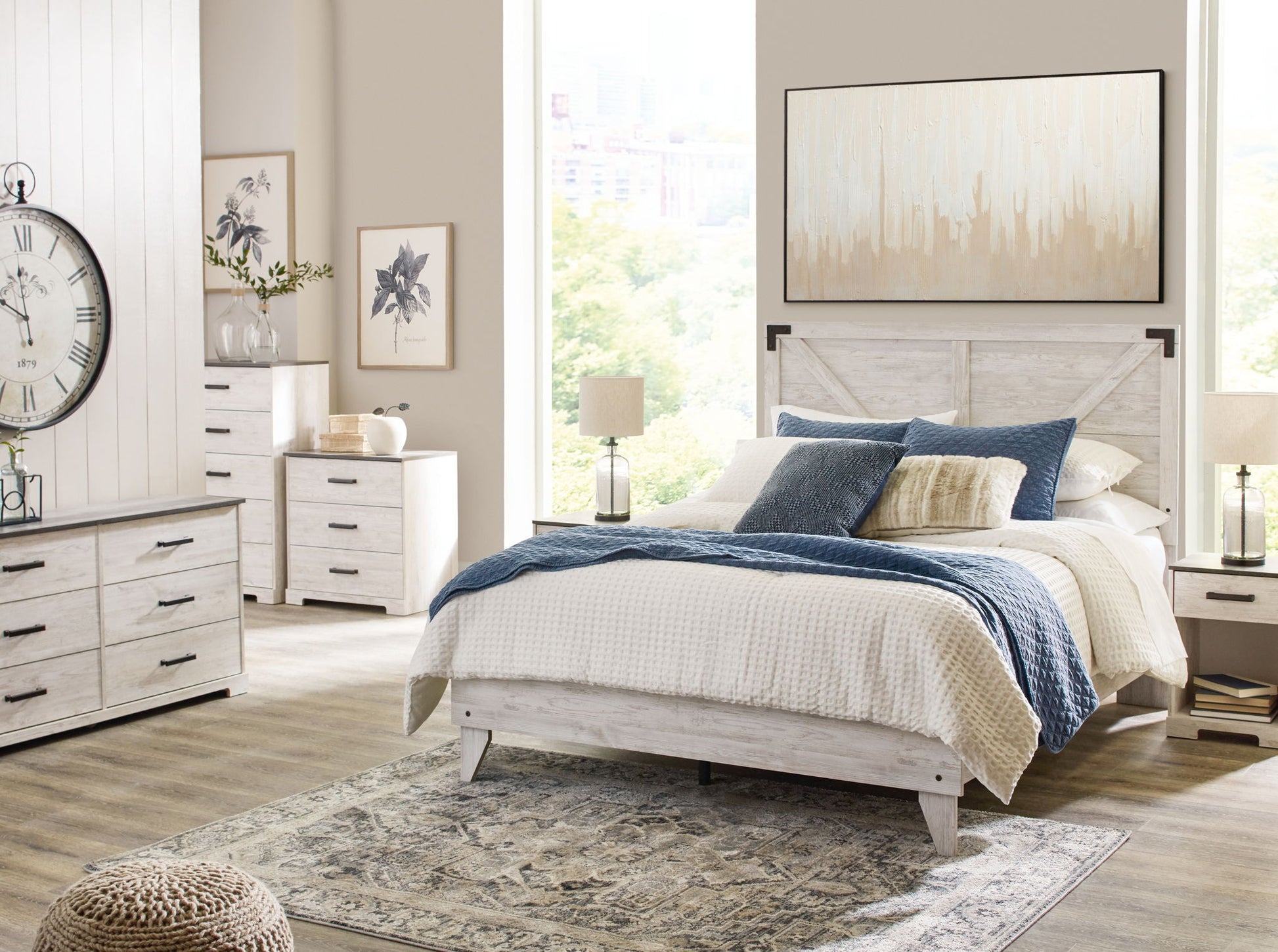 Shawburn - Panel Bedroom Set - Hornell Furniture Outlet