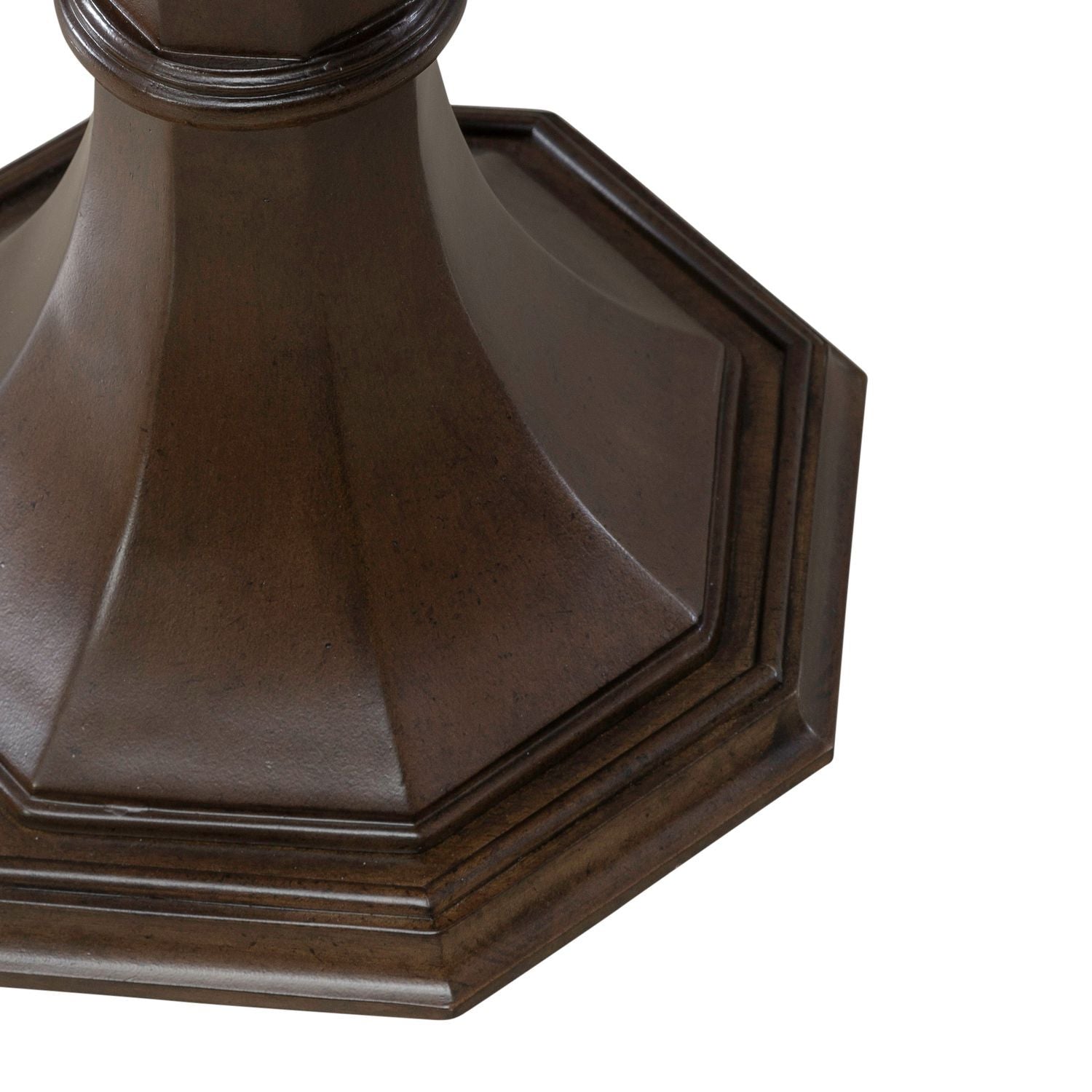 Arden Road - Round Chairside Table - Satin Cherry - Hornell Furniture Outlet
