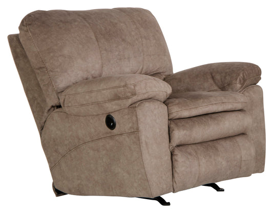 Reyes - Power Lay Flat Recliner - Hornell Furniture Outlet