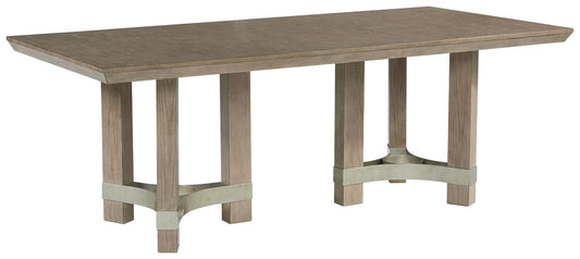 Chrestner - Gray - Rectangular Dining Room Table - Hornell Furniture Outlet