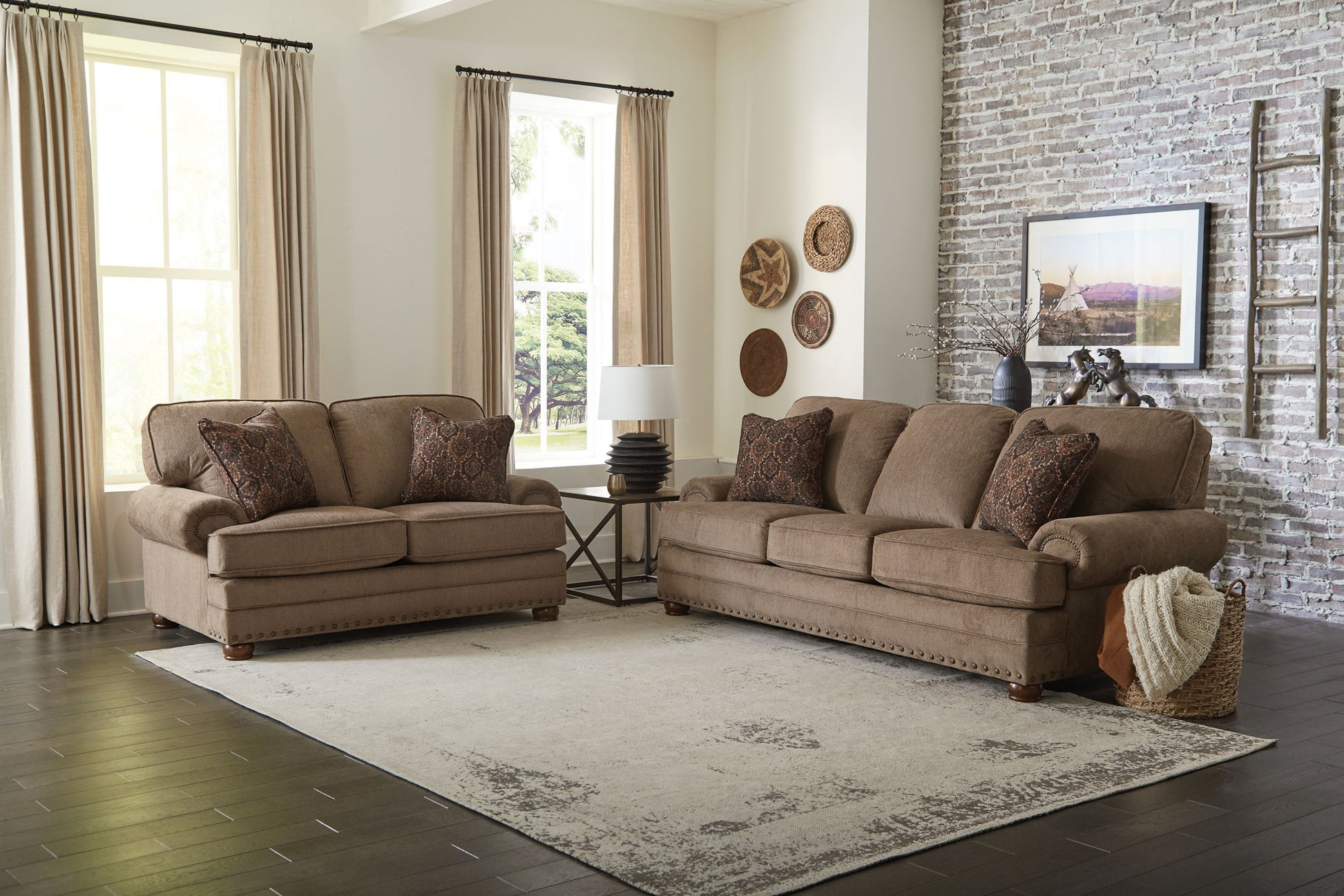 Singletary - Loveseat - Hornell Furniture Outlet