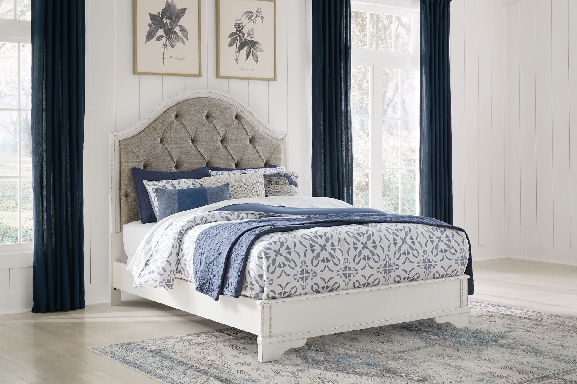 Blendon - Upholstered Panel Bed - Hornell Furniture Outlet