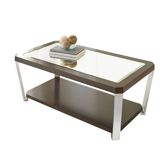 Truman - Cocktail Table - Brown - Hornell Furniture Outlet