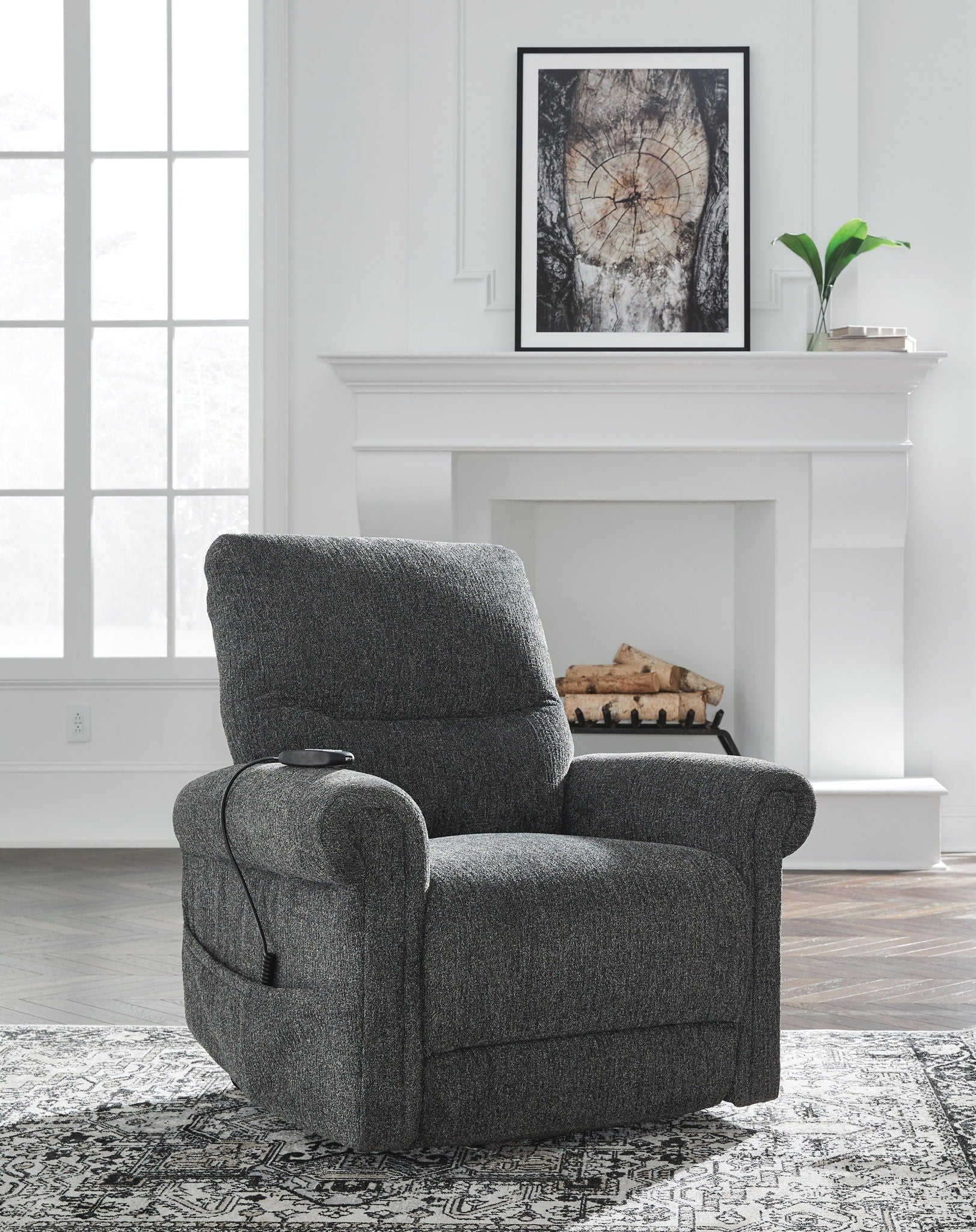 Aureta - Power Lift Recliner - Hornell Furniture Outlet