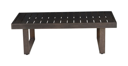 Wyatt - Patio Cocktail Table - Brown - Hornell Furniture Outlet