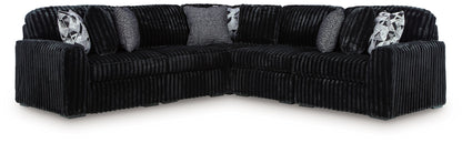 Midnight - Madness - Sectional - Hornell Furniture Outlet
