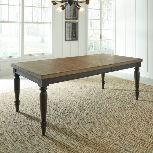 Harvest Home - Rectangular Leg Table - Light Brown - Hornell Furniture Outlet