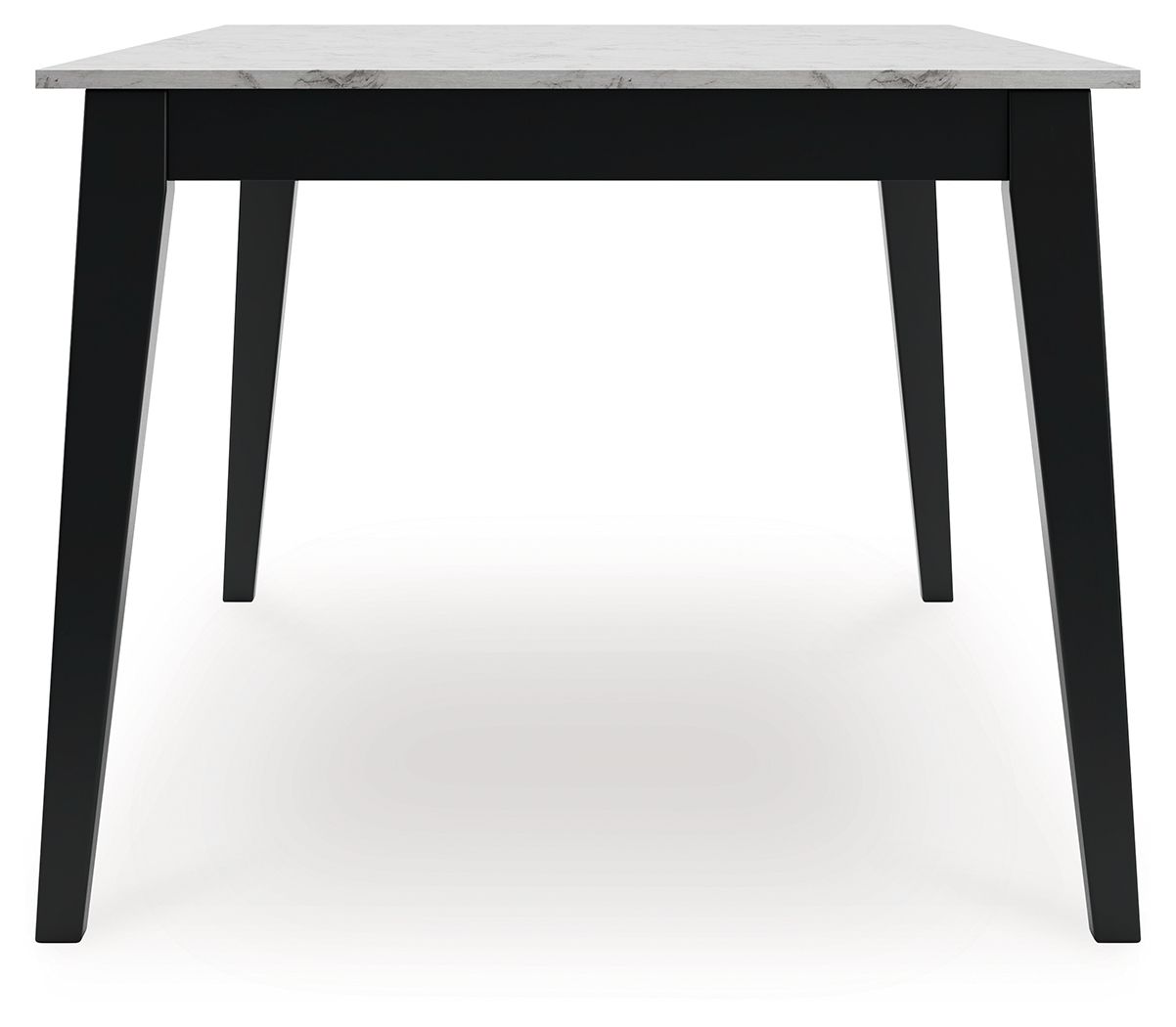 Jettaya - Black / White - Rectangular Dining Room Table - Hornell Furniture Outlet