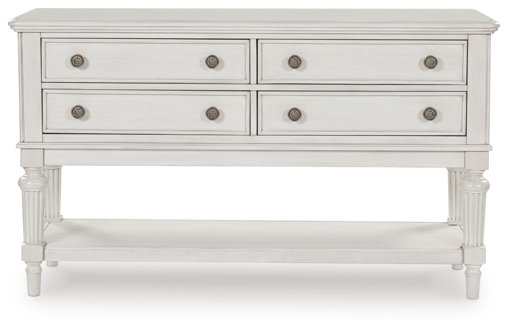 Montelaine - Antique White - Dining Room Server - Hornell Furniture Outlet
