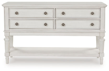 Montelaine - Antique White - Dining Room Server - Hornell Furniture Outlet