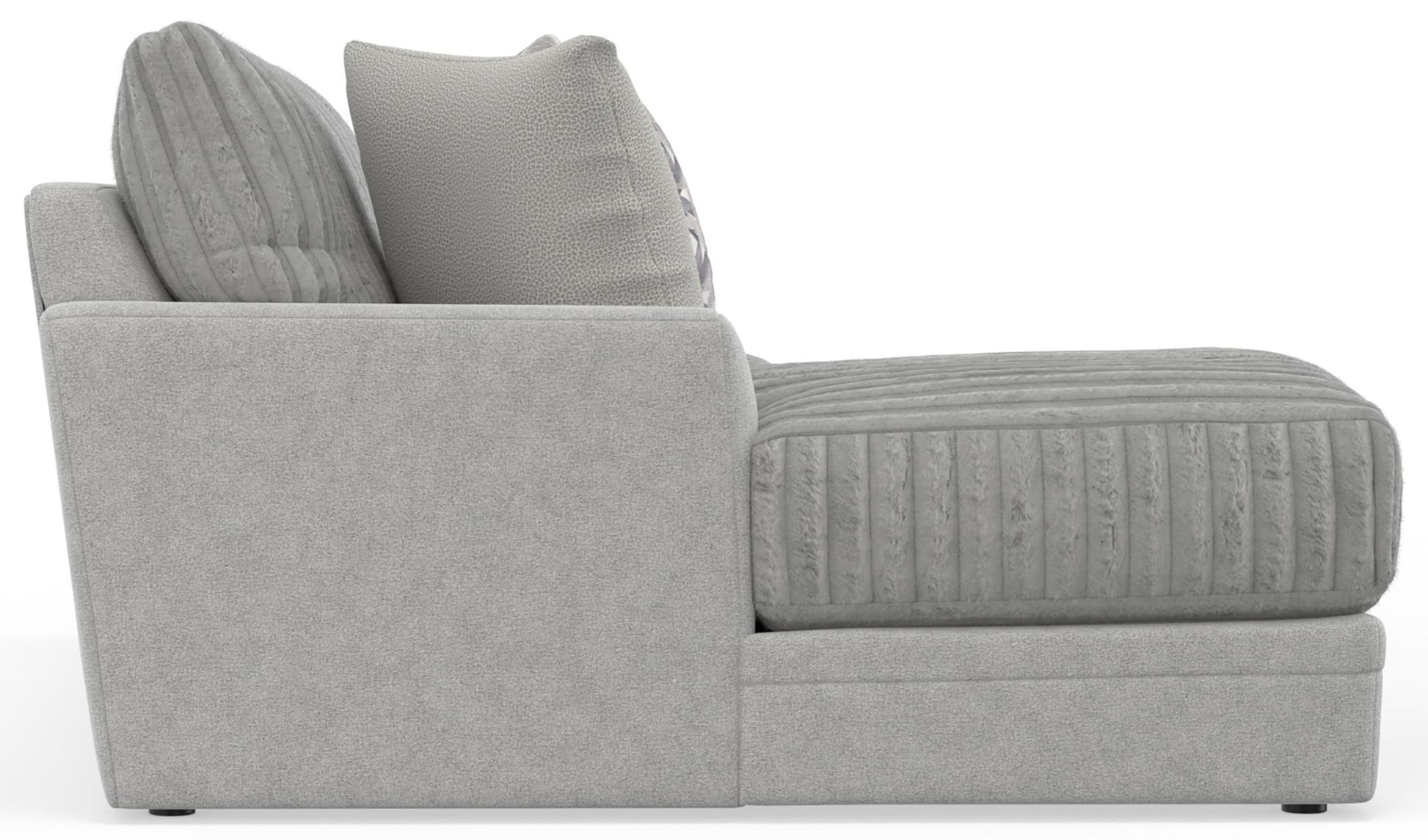 Titan - Sectional With Comfort Coil Seating And Accent Pillows Included - Hornell Furniture Outlet