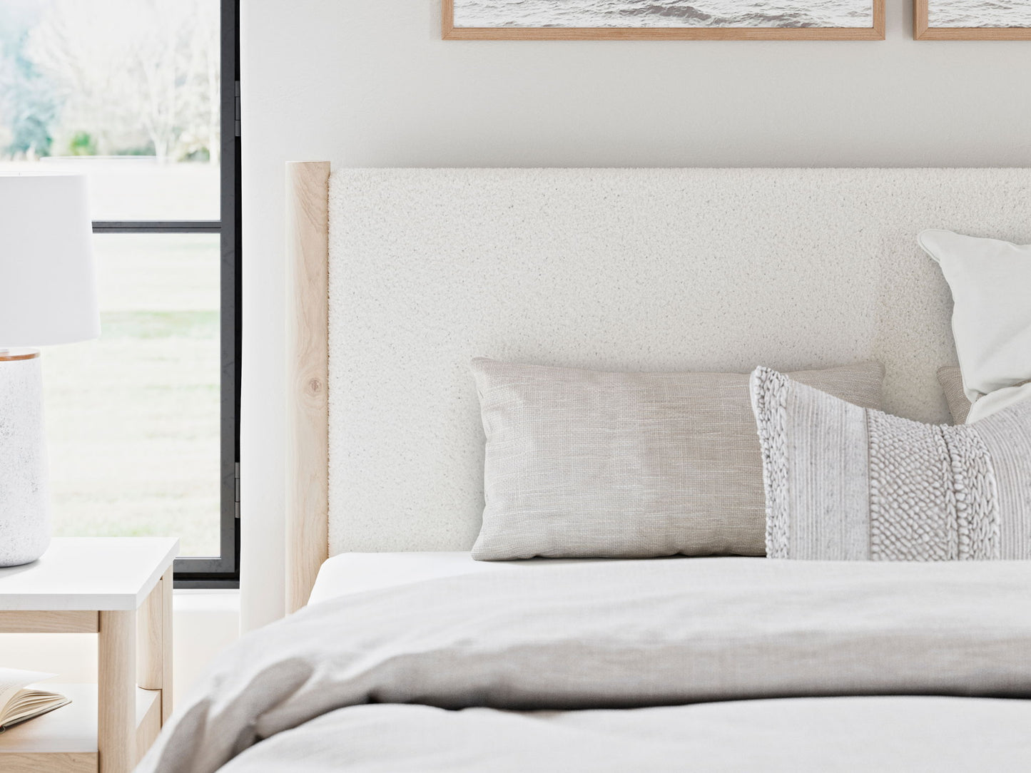 Cadmori - Upholstered Panel Bed - Hornell Furniture Outlet