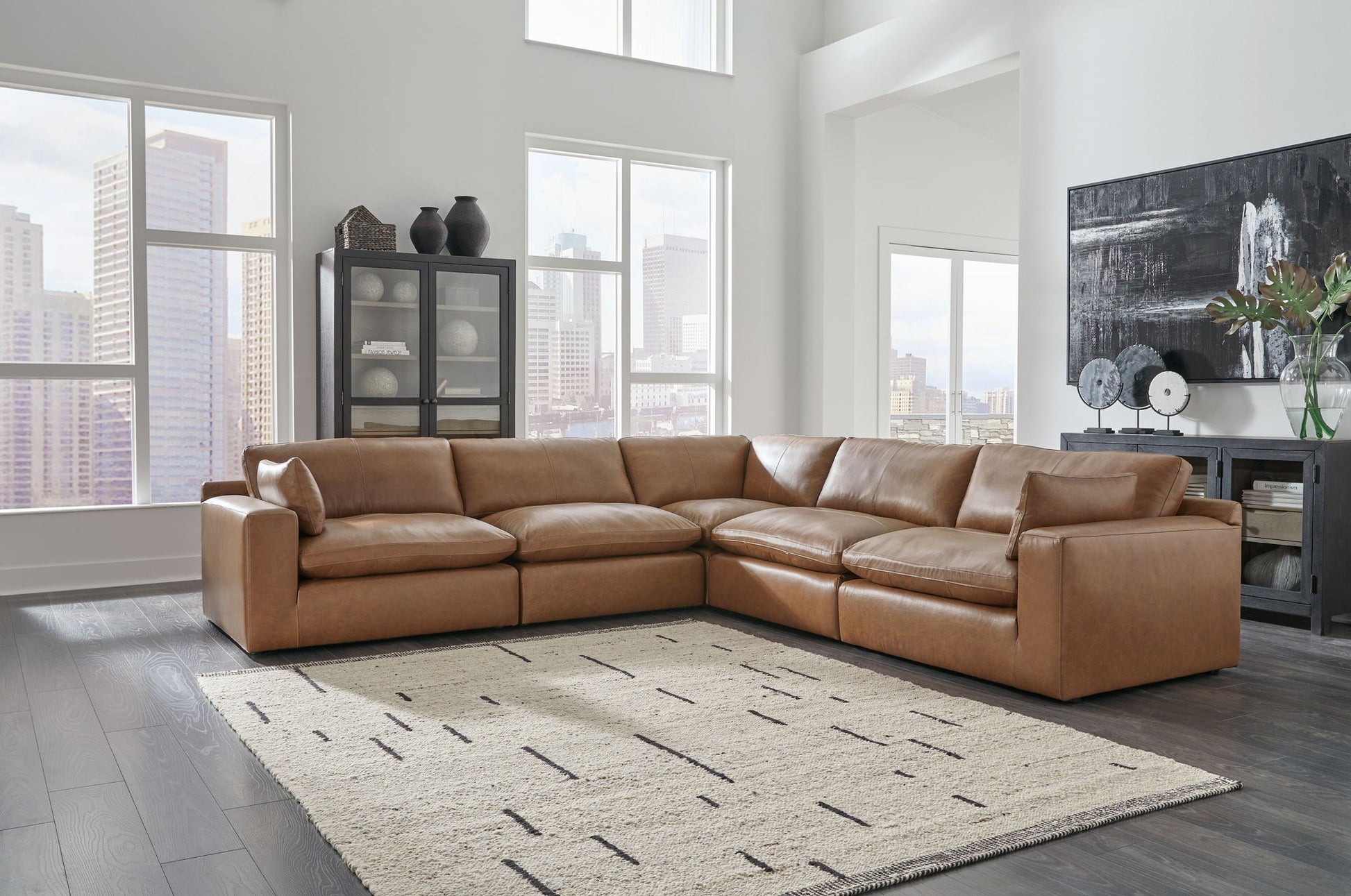 Emilia - Sectional - Hornell Furniture Outlet