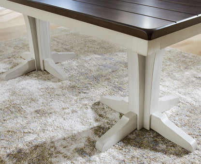 Darborn - Gray / Brown - Dining Table - Hornell Furniture Outlet