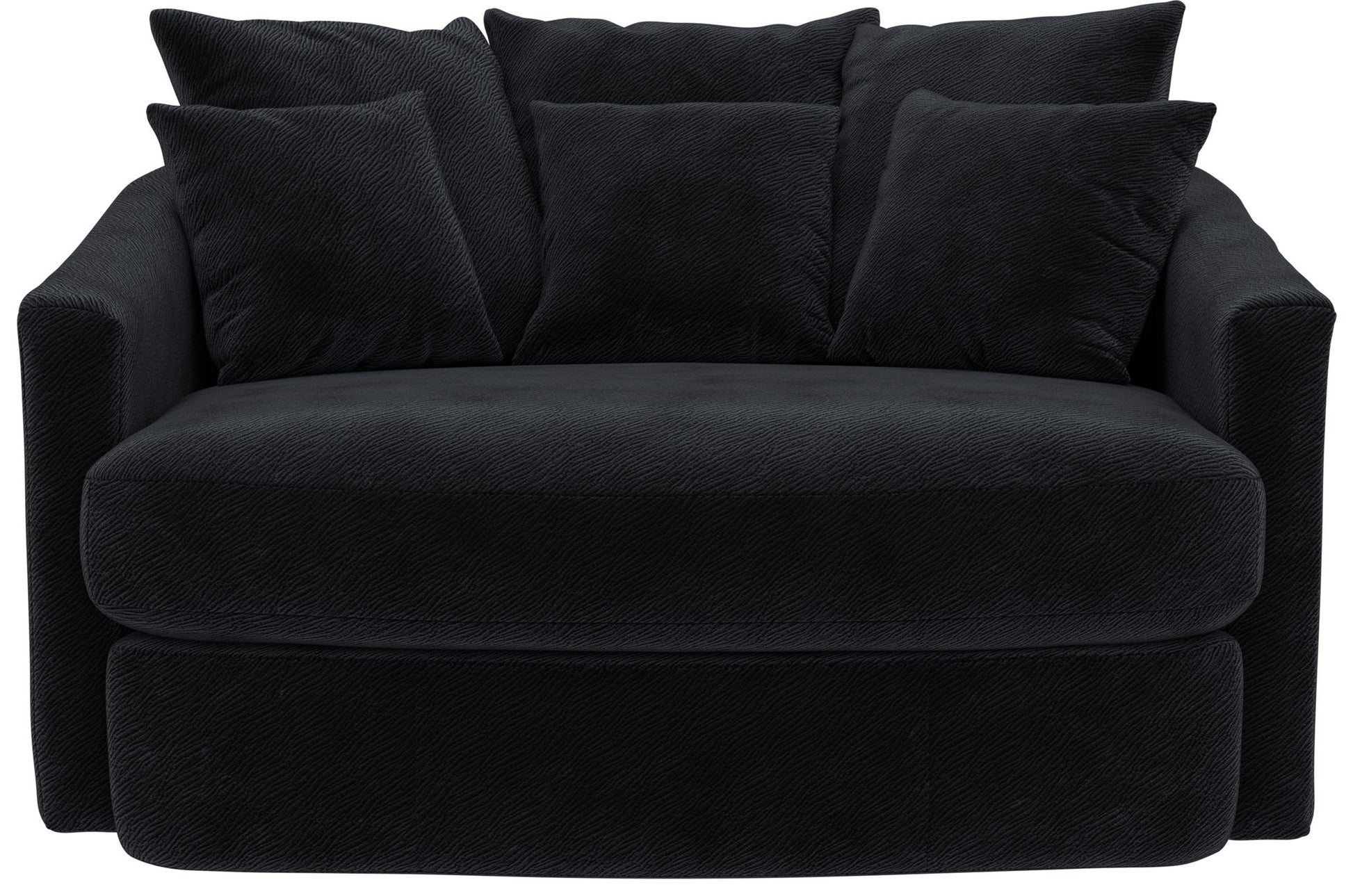 Matty - Round Accent Cuddle Chaise - Hornell Furniture Outlet