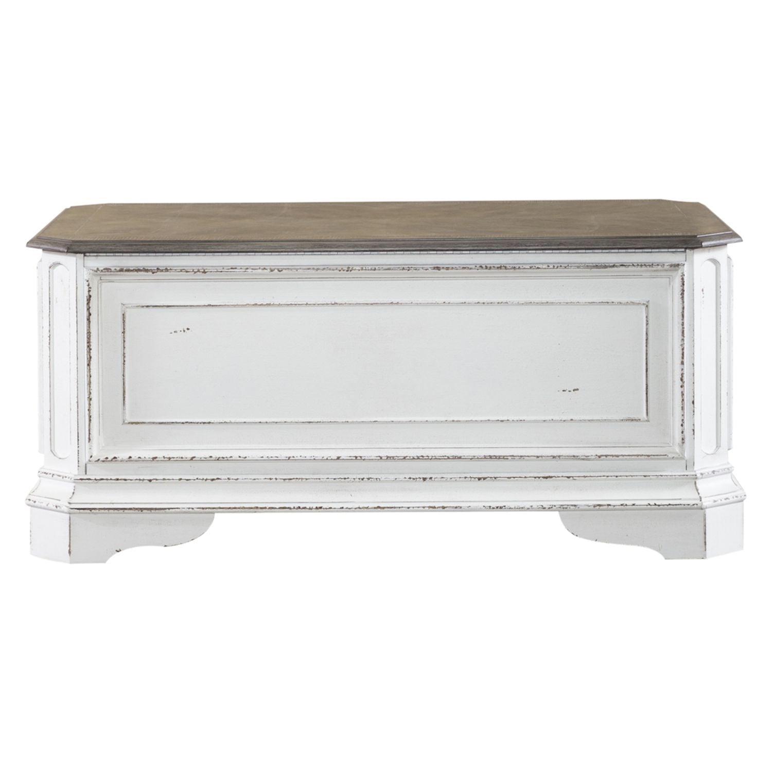 Magnolia Manor - Storage Trunk - White - Hornell Furniture Outlet
